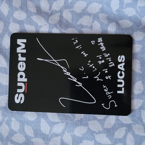 Lucas K-Pop Super M photo Card - Picture 3 of 6